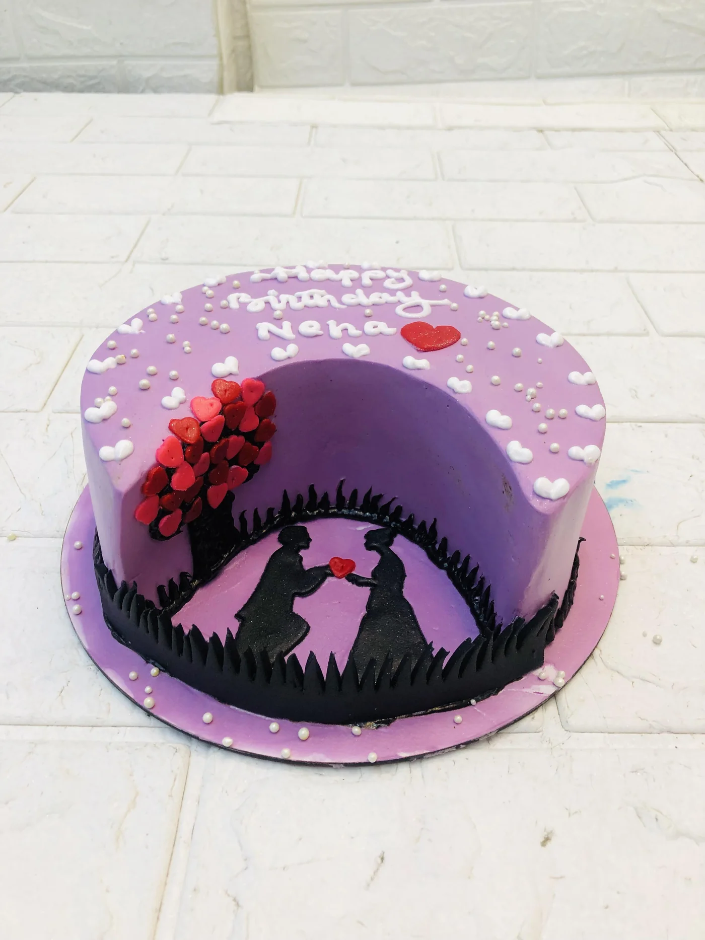  Love Story Picture Cake
