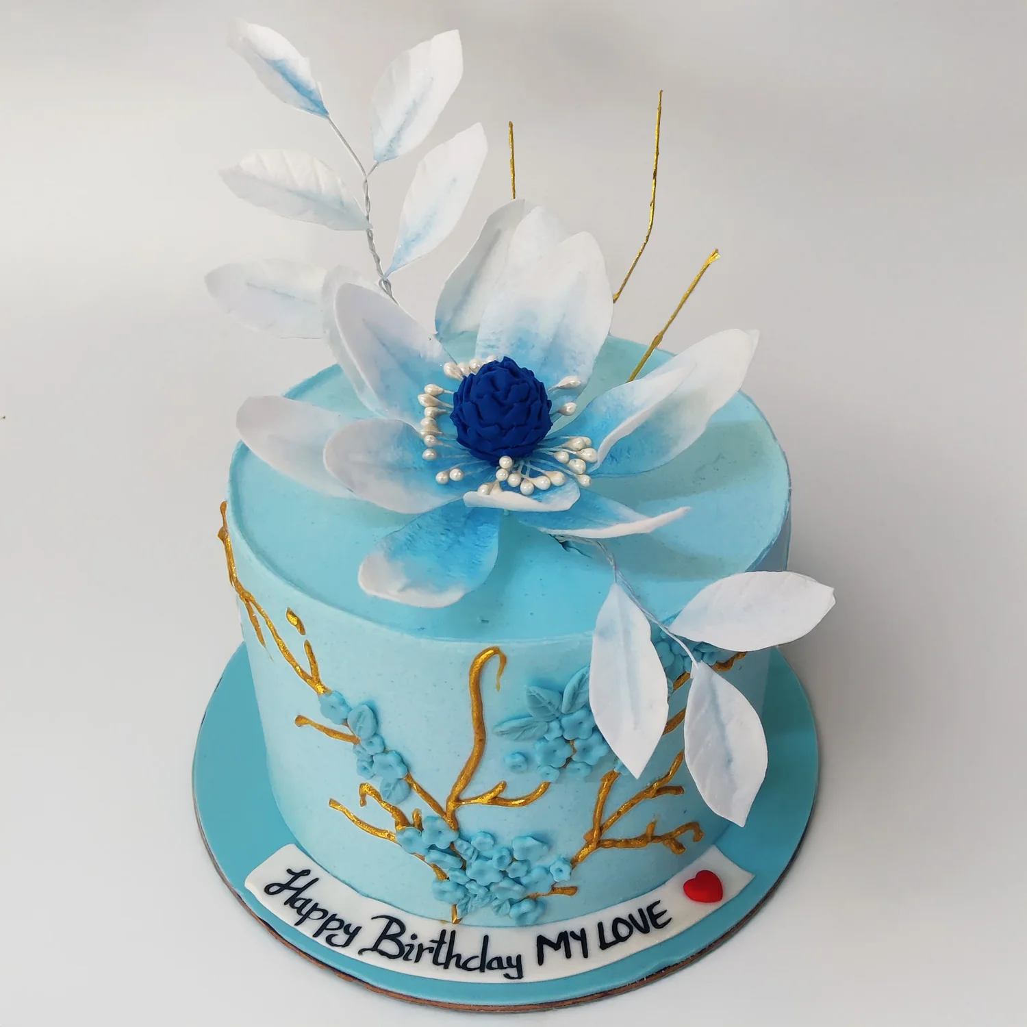 Floral Cream Cake