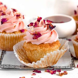 Rose Petal Cupcakes