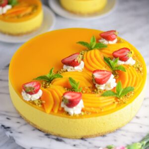 Fresh Alphonso Mango Cheesecake