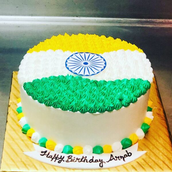 Independence Day Layered Cake