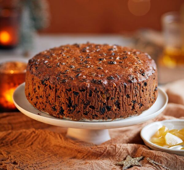 Traditional Rum-Soaked Plum Cake
